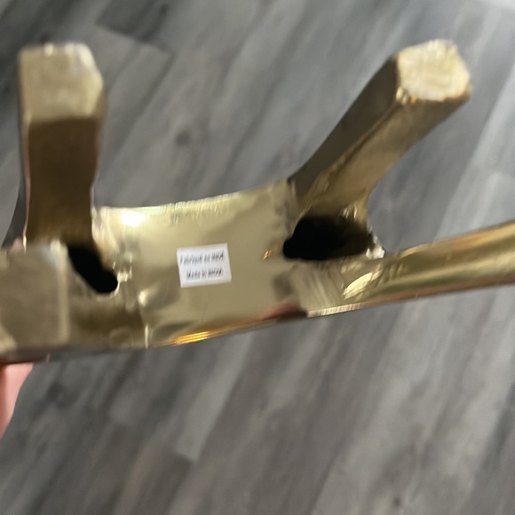 Giraffe Gold Colored Figurine - for Home Decor - Approx 10” Standing - Picture 3 of 10